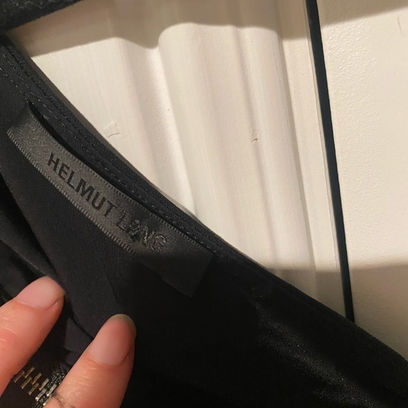 Stunning Helmut Lang Asymmetric Zip Dress - Picture 7 of 10